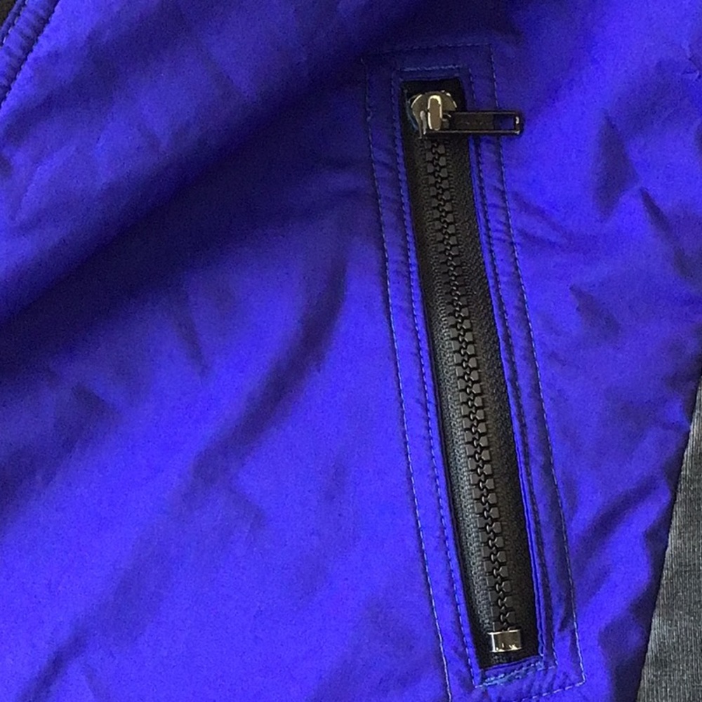 SPEEDO VINTAGE ELECTRIC BLUE ZIP UP JACKET SMALL - Picture 13 of 14